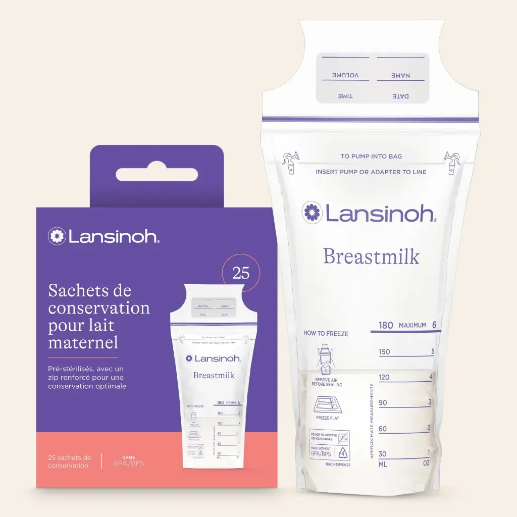 Sachets de conservation du lait maternel – Lansinoh