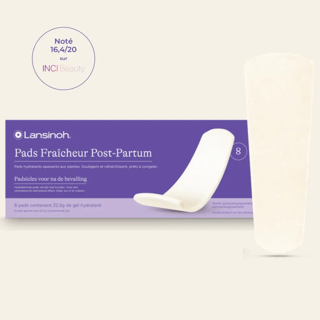 LANSINOH – Pads Fraîcheur Post-Partum x8