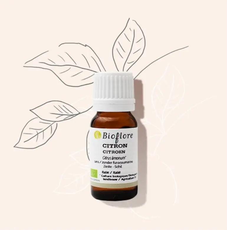 Essence de Citron bio sans furocoumarines – 10 ml