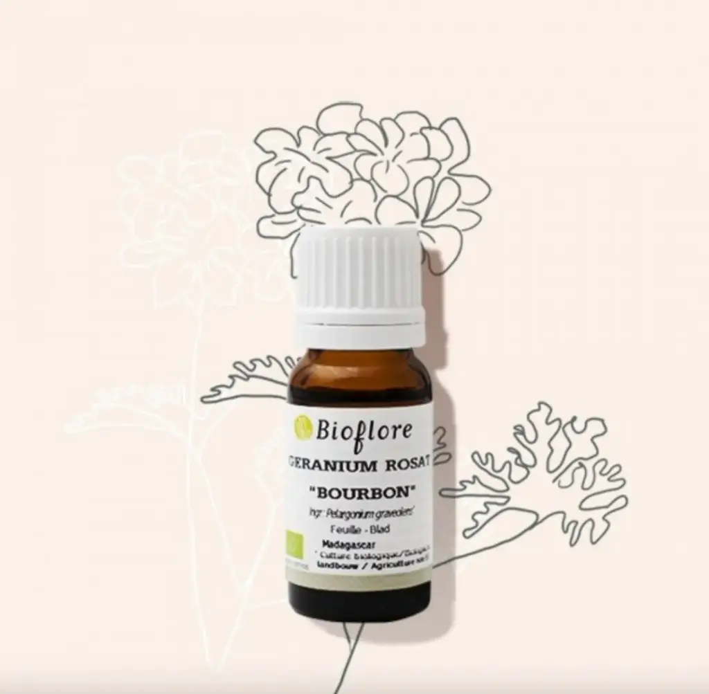 Huile essentielle de Géranium rosat Bourbon bio – 10 ml