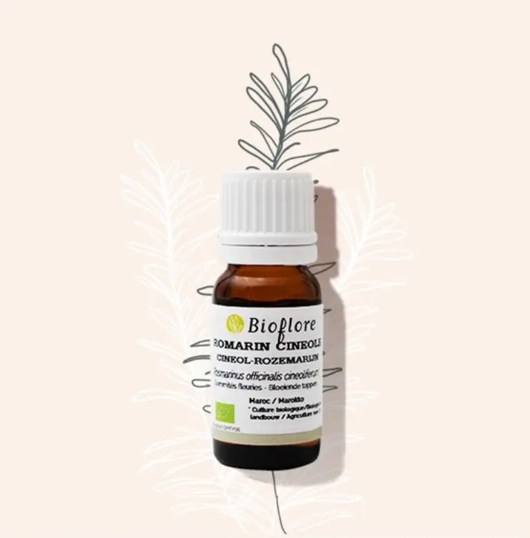 Huile essentielle de Romarin à cinéole bio – 10 ml