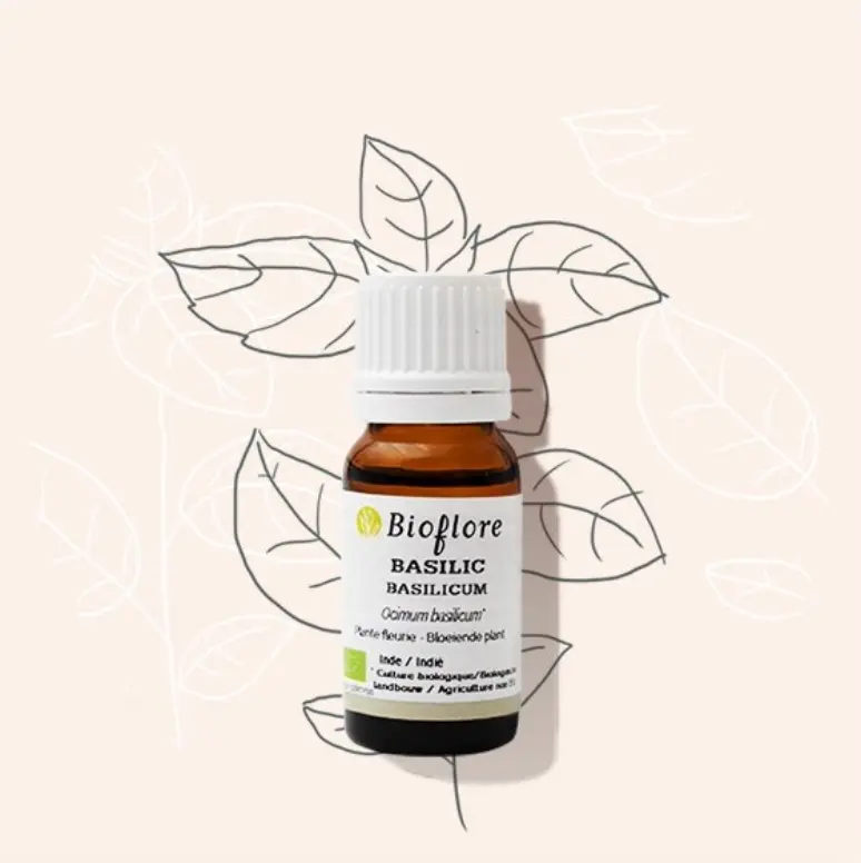 Huile Essentielle de Basilic Exotique Bio – Bioflore (10 ml