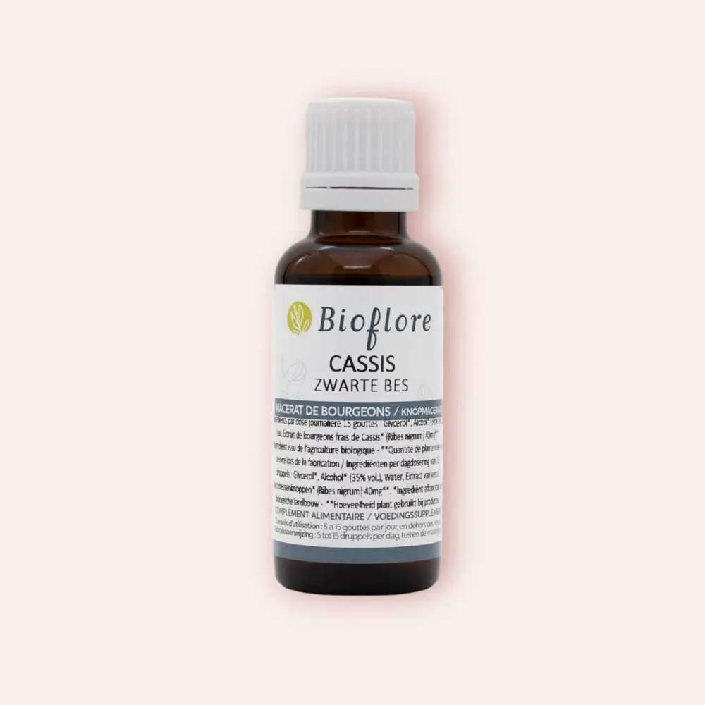 Macérat de Bourgeons de Cassis Bio – Bioflore (30 ml)