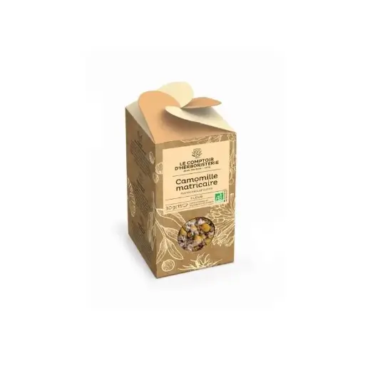 [10266] Camomille matricaire bio – Fleur entière – 30g