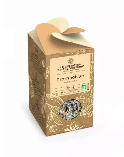 [10435] Framboisier bio – Feuille entière – 30g