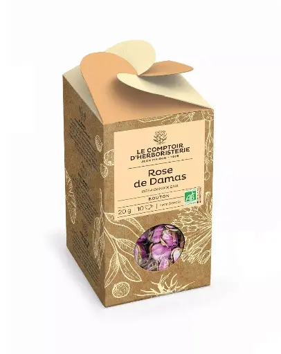 [10863] Rose de Damas bio – Boutons entiers – 20g