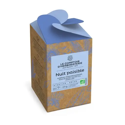 [11106] Tisane Nuit Paisible bio – 20 infusettes 