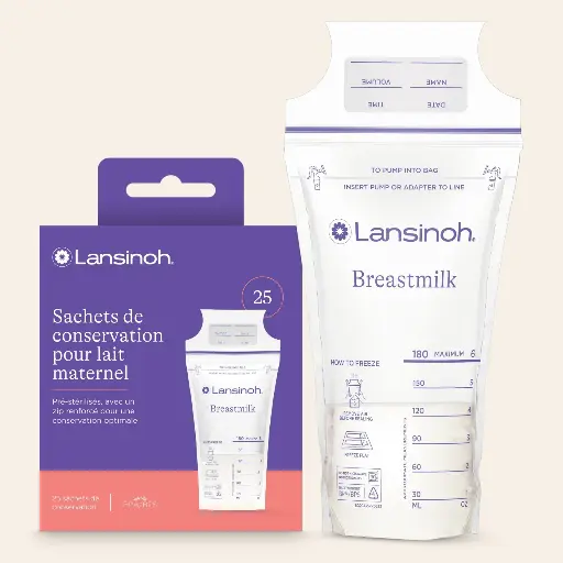 Sachets de conservation du lait maternel – Lansinoh