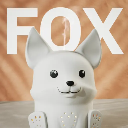 Diffuseur d’huiles essentielles Animalia – Fox le renard 