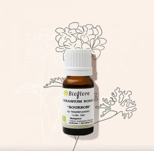 [HEPEASB10] Huile essentielle de Géranium rosat Bourbon bio – 10 ml