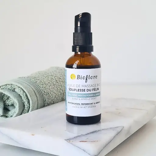 [HMSOB50] Huile de Massage – La Souplesse du Félin (50 ml) 