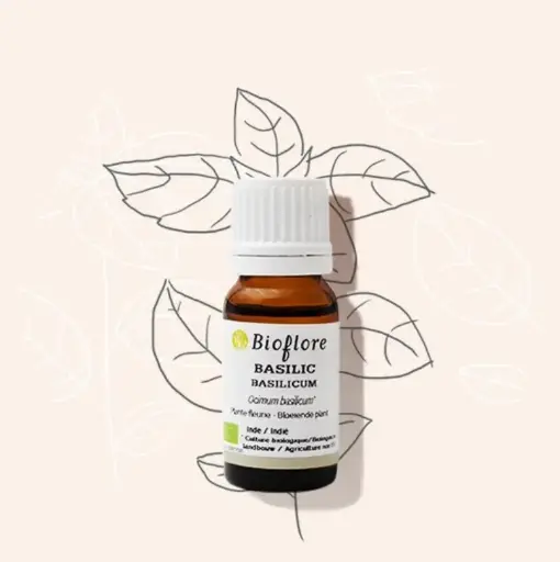 [HEOCBA10] Huile Essentielle de Basilic Exotique Bio – Bioflore (10 ml