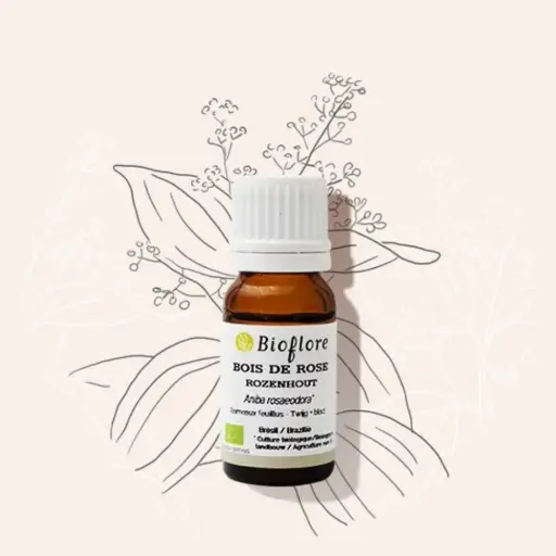 [HEANROB5] Huile Essentielle de Bois de Rose Bio – Bioflore (5 ml)