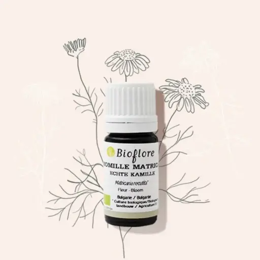 [HEMAREBH2] Huile Essentielle de Camomille Matricaire Bio – Bioflore (2,5 ml)