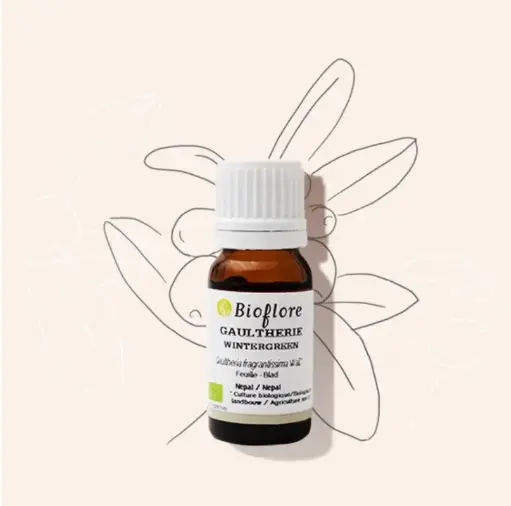 [HEGAFR10] Huile Essentielle de Gaulthérie Odorante Bio – Bioflore (10 ml)